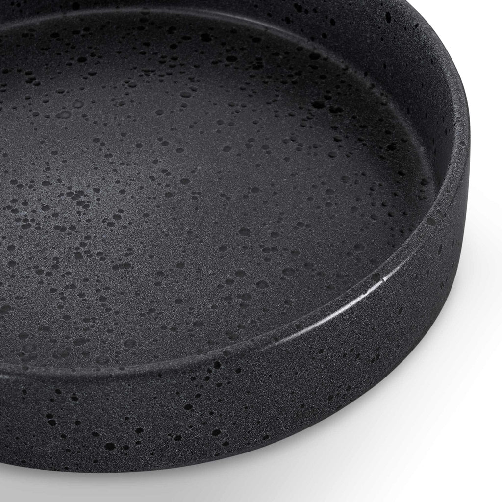 Dusklia - Nori Stoneware Set of 4 Pasta Bowls - Charcoal Grey