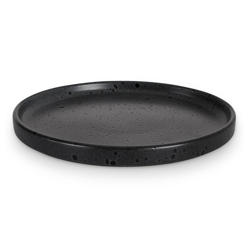 Dusklia - Nori Stoneware Set of 4 Side Plates - Charcoal Grey