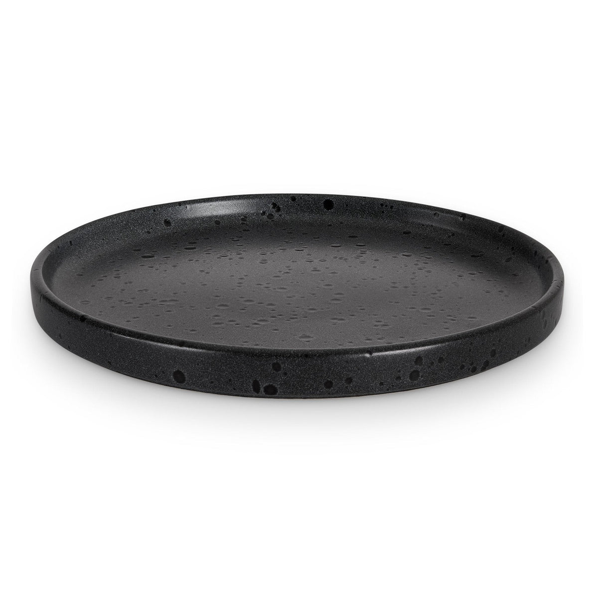 Dusklia - Nori Stoneware Set of 4 Side Plates - Charcoal Grey