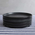 Dusklia - Nori Stoneware Set of 4 Side Plates - Charcoal Grey