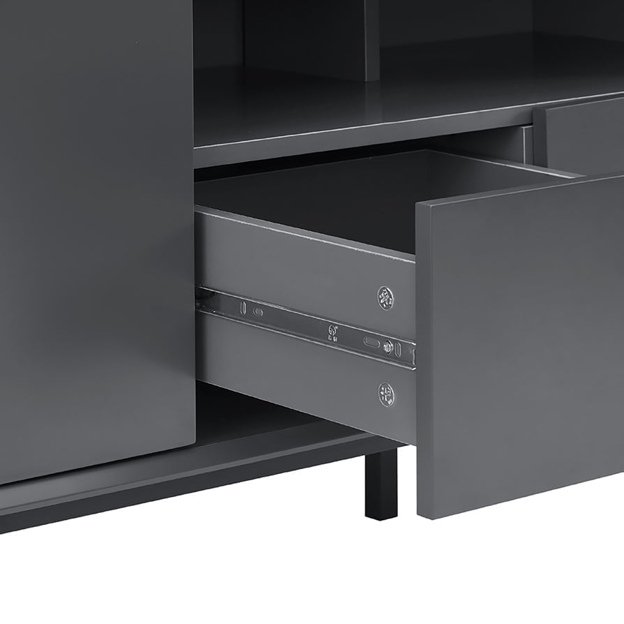 Dusklia - Nova TV Unit for TVs up to 60 - Charcoal