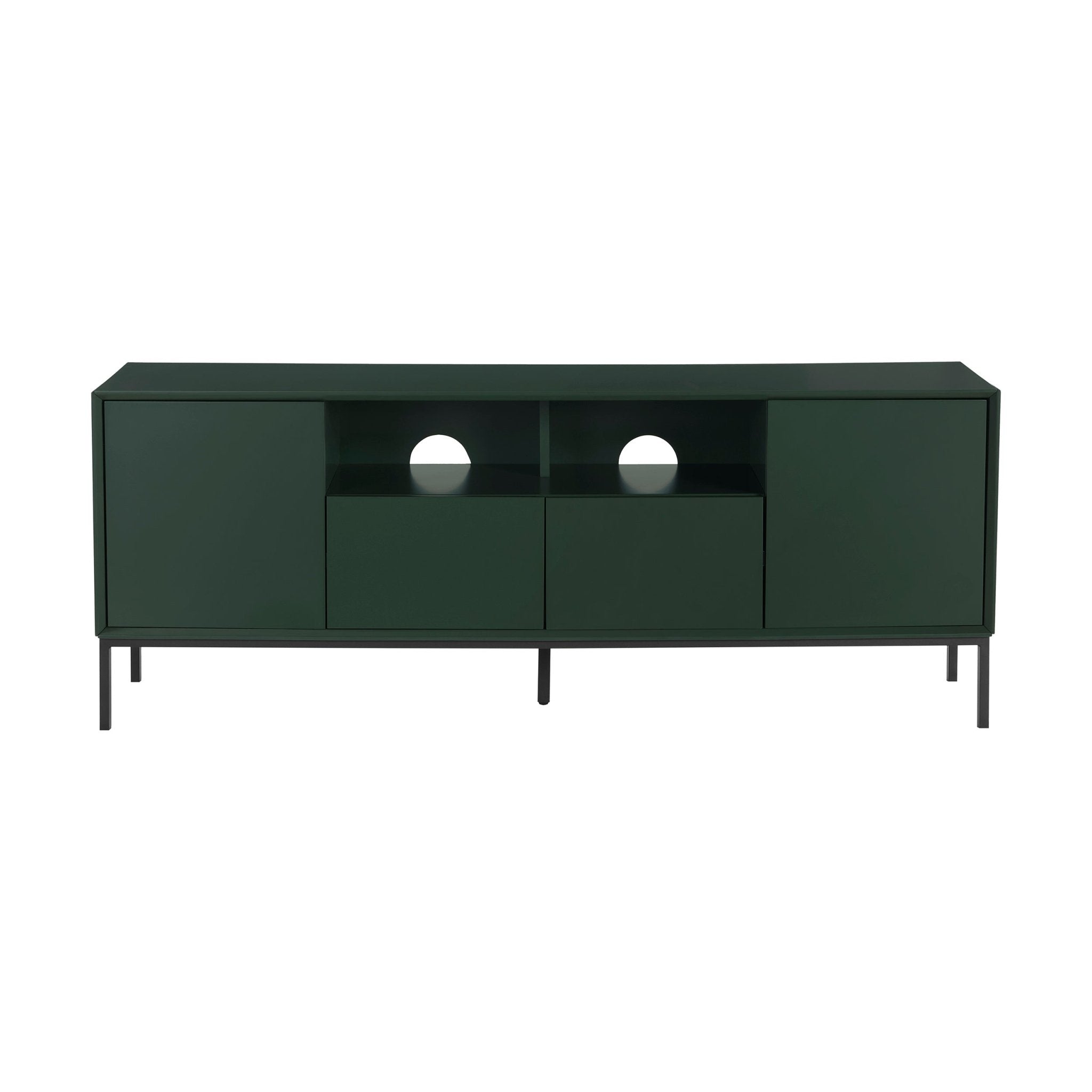 Dusklia - Nova TV Unit for TVs up to 60 - Forest Green