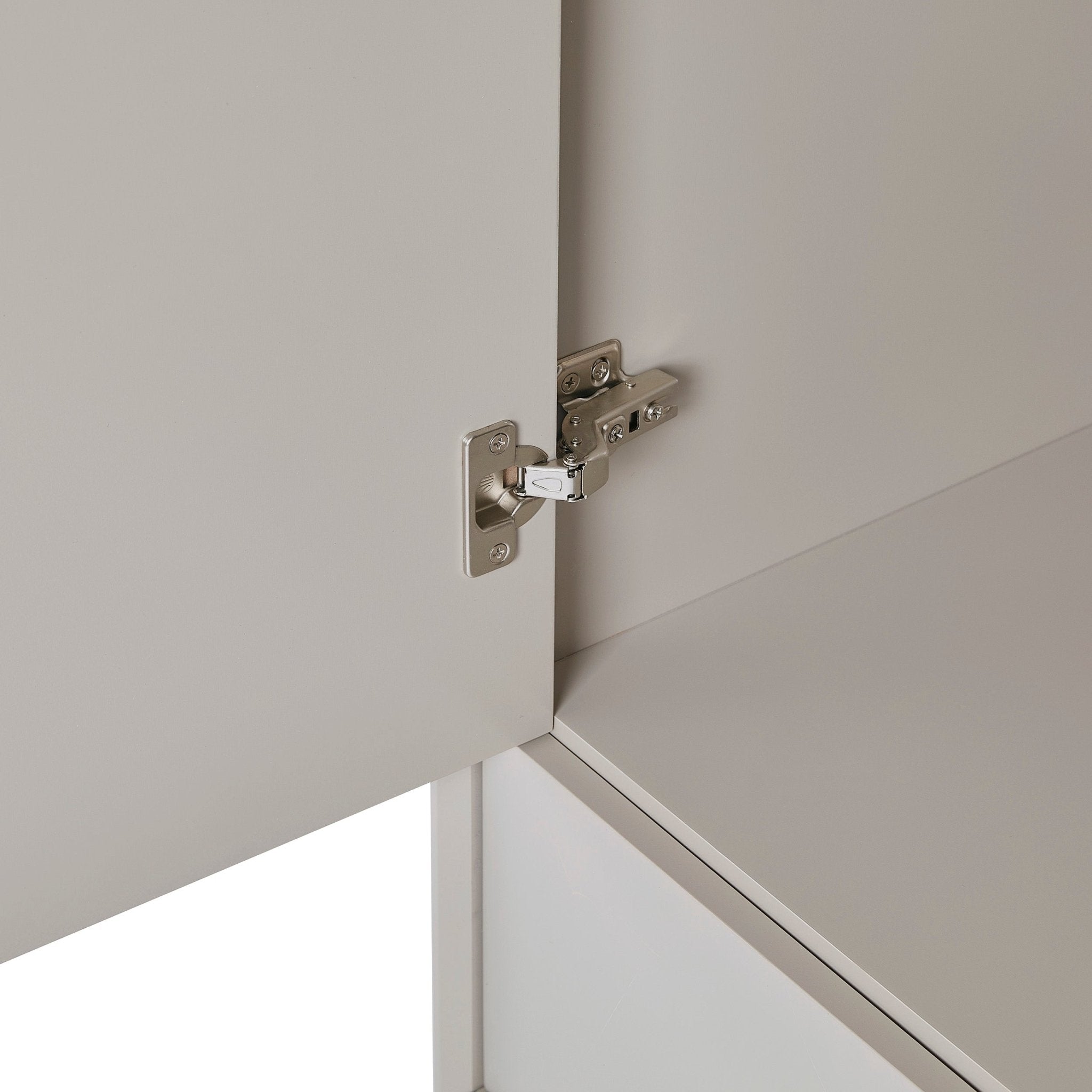 Dusklia - Nova 2 Door Wardrobe with Drawer  - Taupe