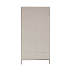 Dusklia - Nova 2 Door Wardrobe with Drawer  - Taupe