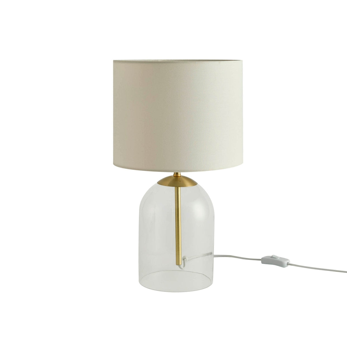 Dusklia - Nova Clear Glass Table Lamp - Gold
