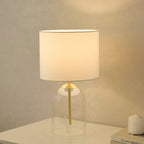 Dusklia - Nova Clear Glass Table Lamp - Gold