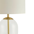 Dusklia - Nova Clear Glass Table Lamp - Gold