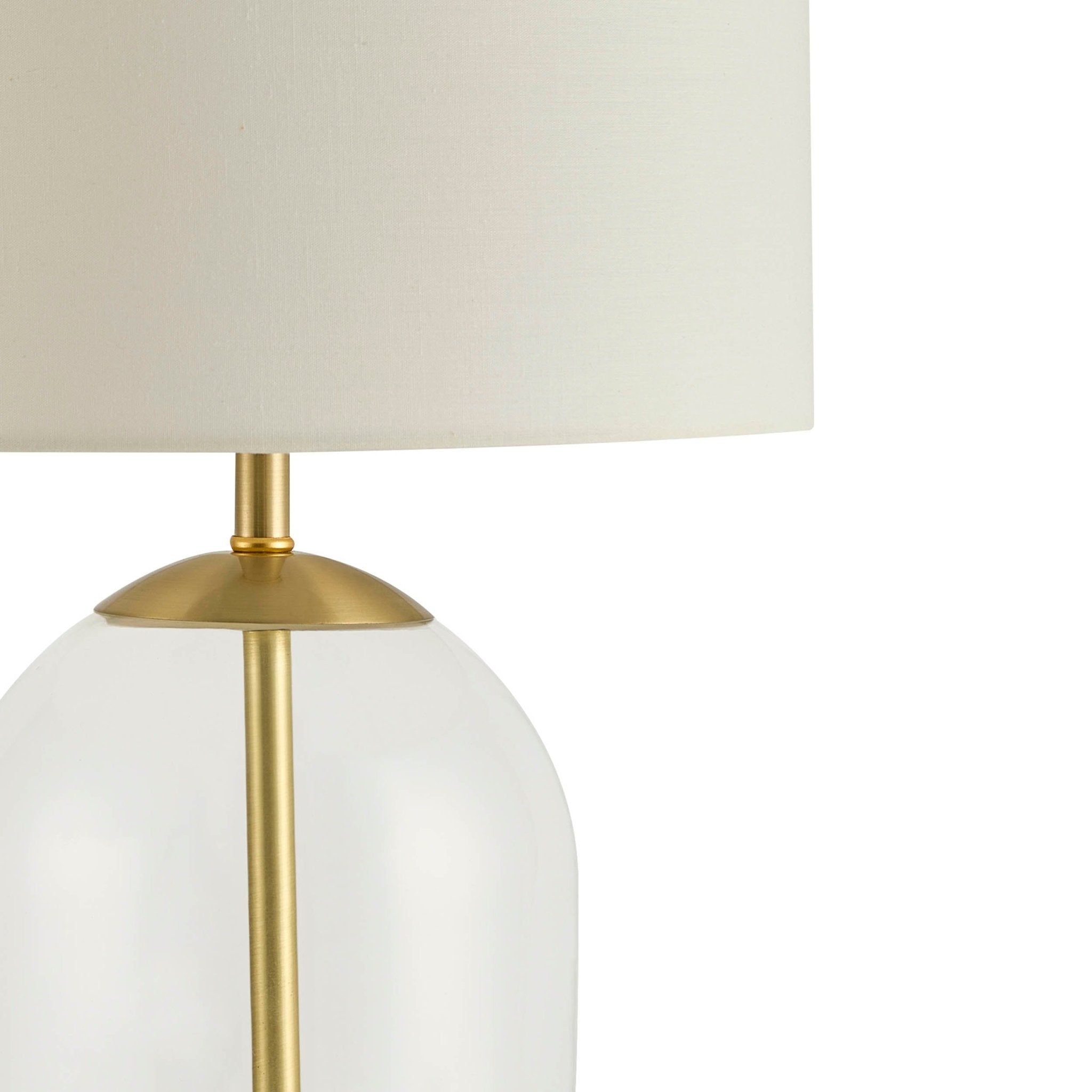 Dusklia - Nova Clear Glass Table Lamp - Gold