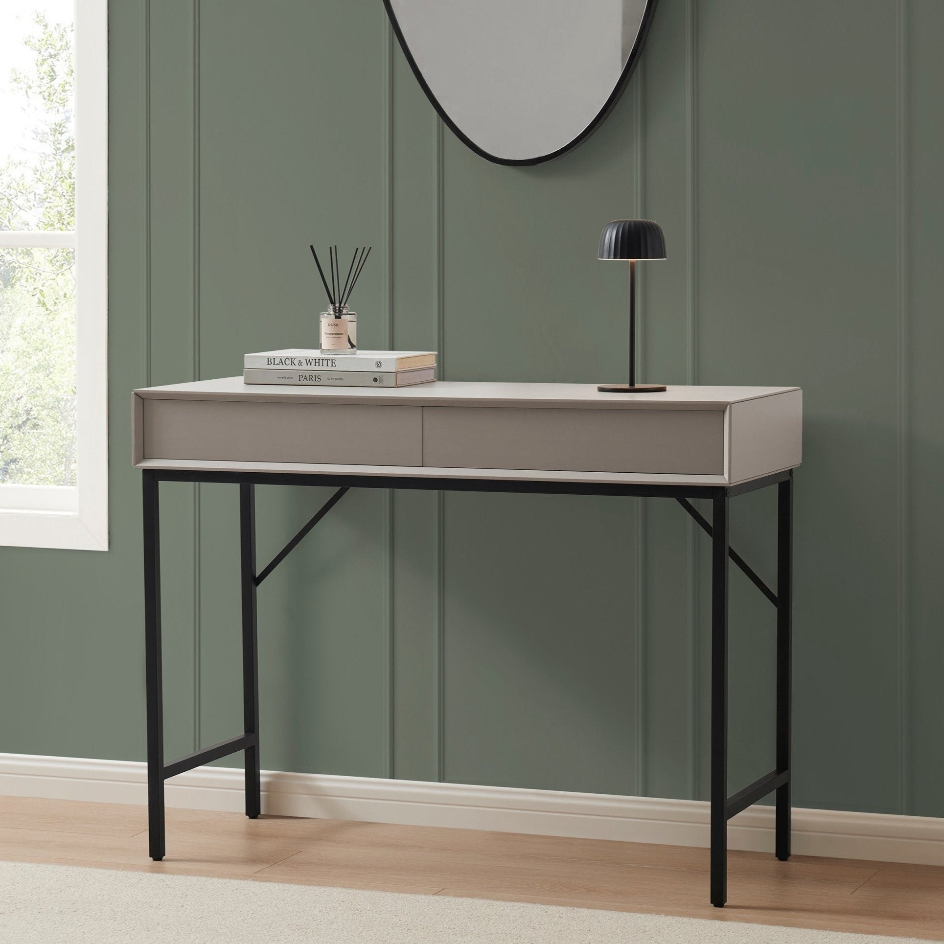Dusklia - Nova Dressing Table Console - Taupe