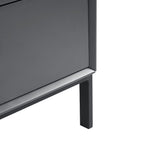 Dusklia - Nova Large Sideboard with Drawers - Charcoal