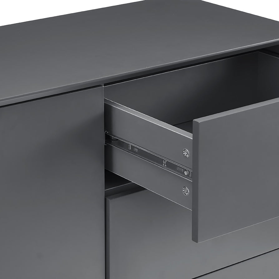 Dusklia - Nova Large Sideboard with Drawers - Charcoal