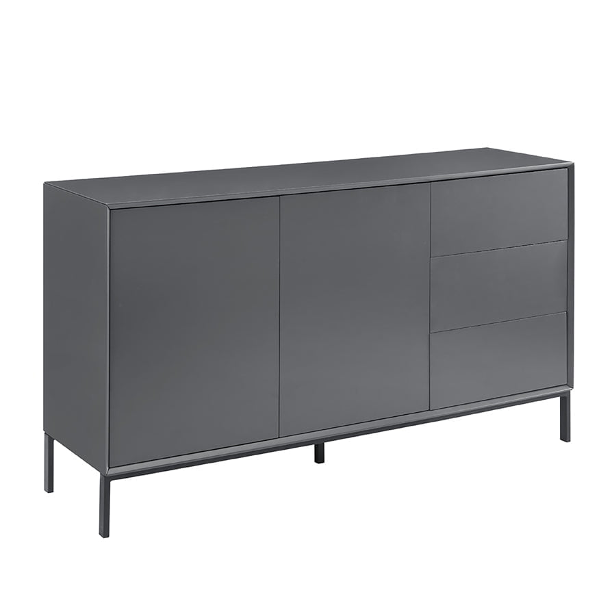 Dusklia - Nova Large Sideboard with Drawers - Charcoal
