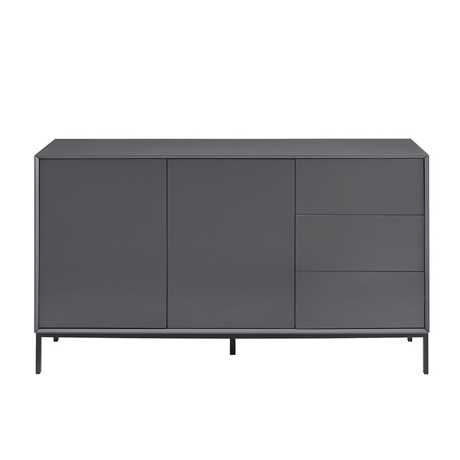 Dusklia - Nova Large Sideboard with Drawers - Charcoal
