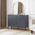 Dusklia - Nova Small Sideboard with Drawers - Charcoal