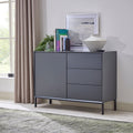 Dusklia - Nova Small Sideboard with Drawers - Charcoal