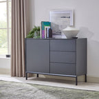 Dusklia - Nova Small Sideboard with Drawers - Charcoal