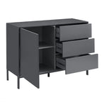 Dusklia - Nova Small Sideboard with Drawers - Charcoal