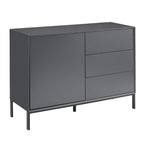 Dusklia - Nova Small Sideboard with Drawers - Charcoal