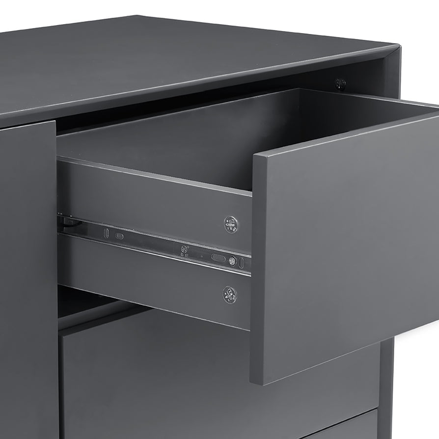 Dusklia - Nova Small Sideboard with Drawers - Charcoal