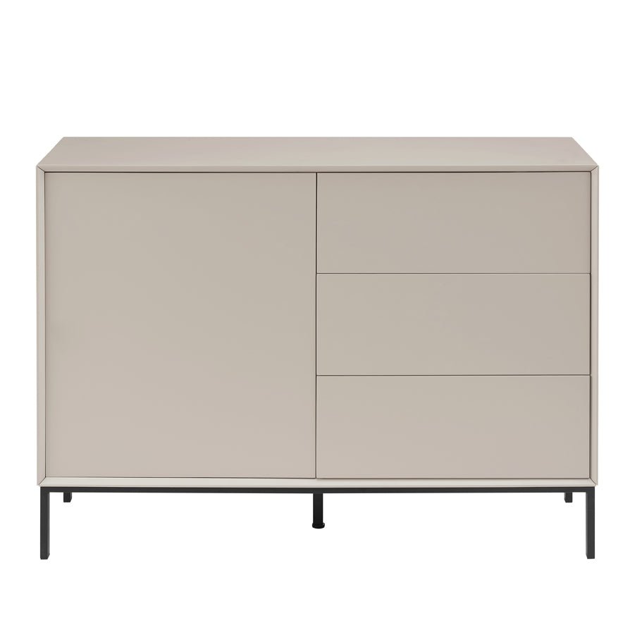 Dusklia - Nova Small Sideboard with Drawers - Taupe