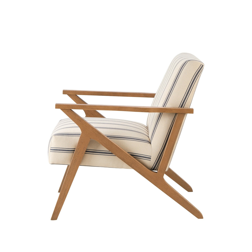 Dusklia - Nyla Accent Chair - Blue Stripe