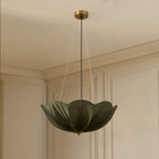 Dusklia - Oakley Petal Pendant Linen Fabric - Green