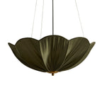 Dusklia - Oakley Petal Pendant Linen Fabric - Green