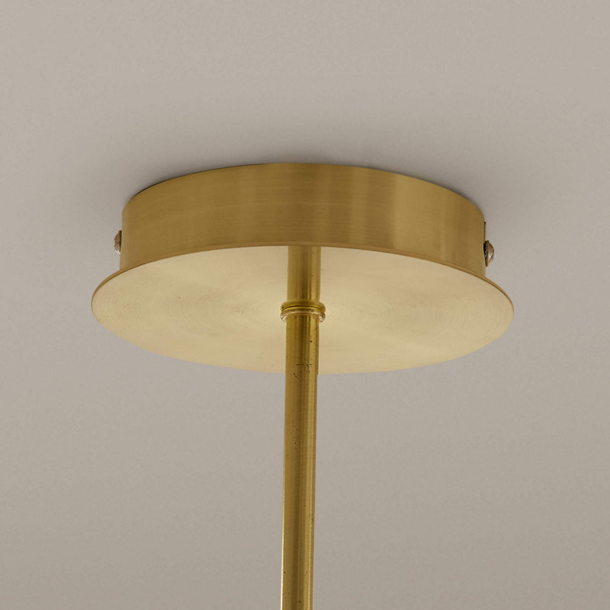 Dusklia - Octavia Ribbed Glass 3 Light Chandelier - Brass