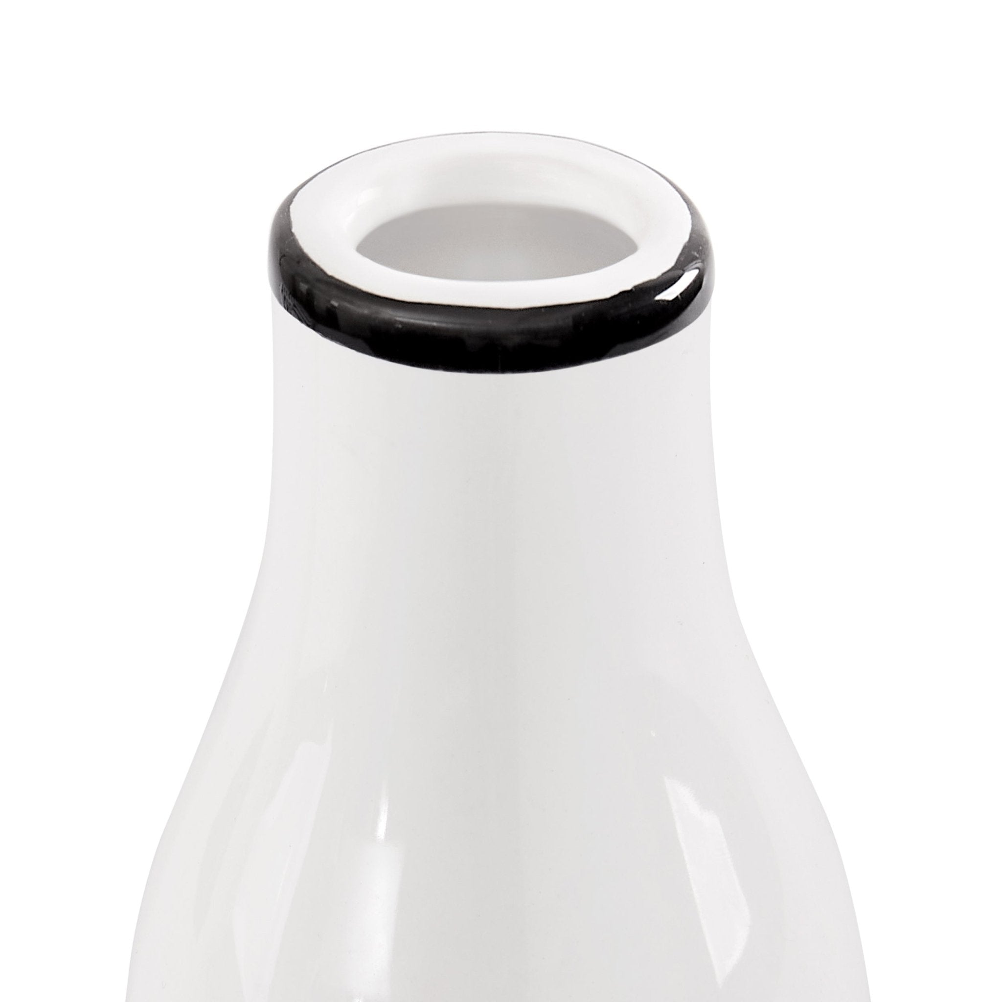 Dusklia - Set of 2 Oil & Vinegar Bottles - White