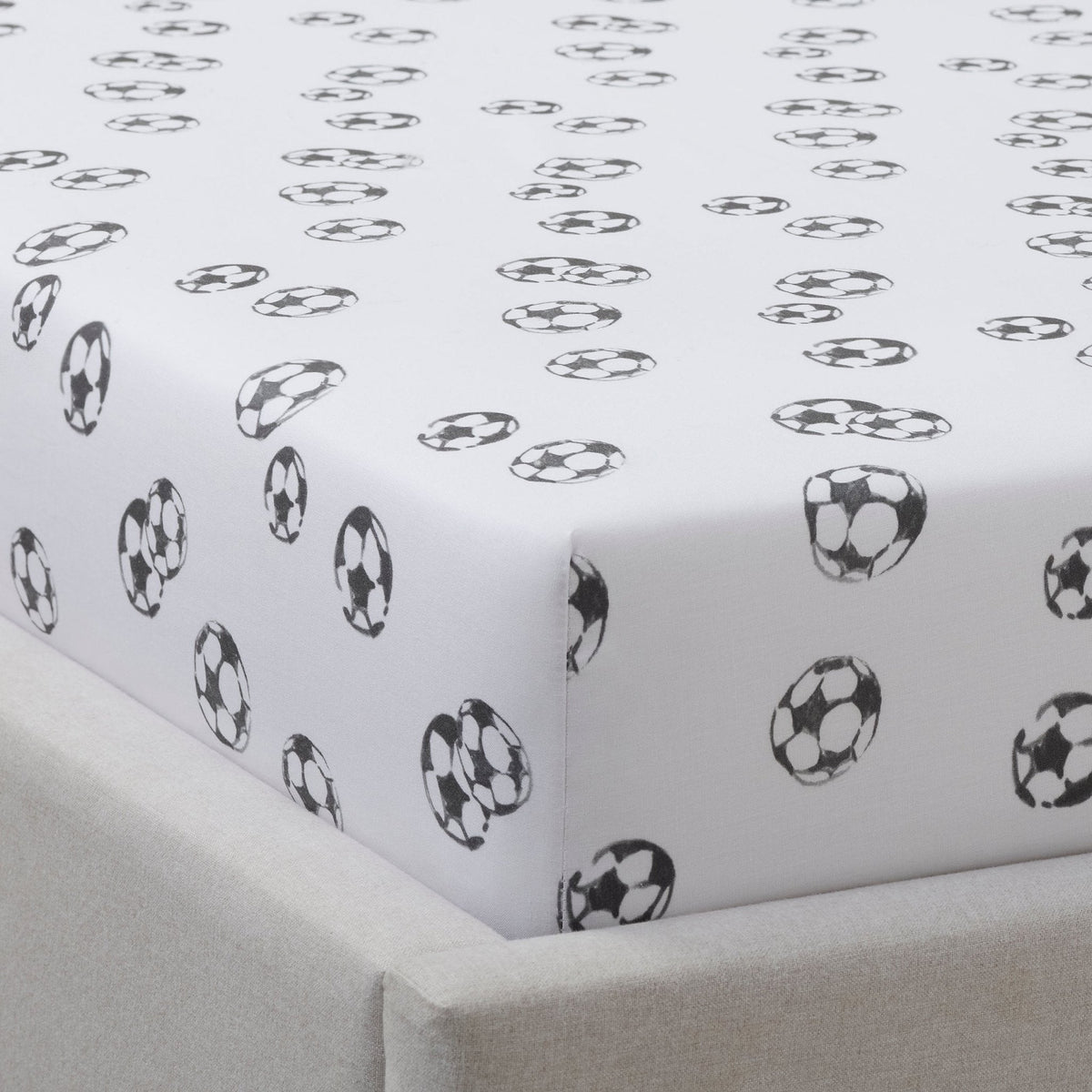 Dusklia - Ollie Football 100% Cotton Kids Fitted Sheet