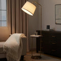 Dusklia - Orianna Floor Lamp with Side Table - Gold