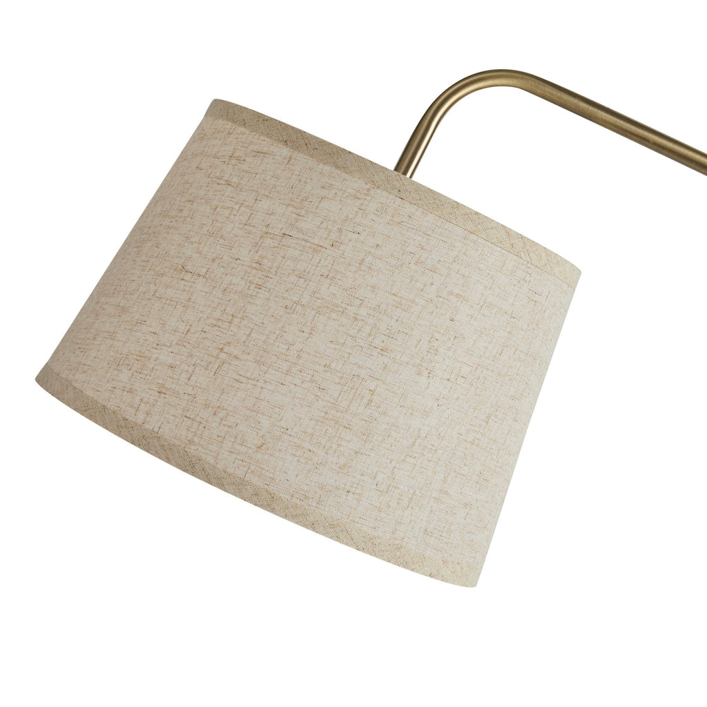 Dusklia - Orianna Floor Lamp with Side Table - Gold