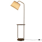 Dusklia - Orianna Floor Lamp with Side Table - Gold
