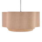 Dusklia - Orlaya Two-Tier Scalloped Ceiling Shade - Natural