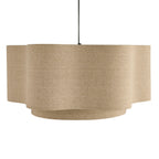 Dusklia - Orlaya Two-Tier Scalloped Ceiling Shade - Natural