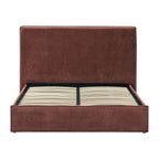 Dusklia - Oslo Ottoman Storage Bed - Chenille Dark Rust