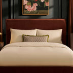 Dusklia - Oslo Ottoman Storage Bed - Chenille Dark Rust