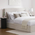 Dusklia - Oslo Ottoman Storage Bed - Ivory