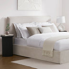 Dusklia - Oslo Ottoman Storage Bed - Ivory
