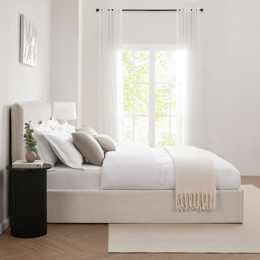 Dusklia - Oslo Ottoman Storage Bed - Ivory