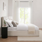 Dusklia - Oslo Ottoman Storage Bed - Ivory