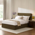 Dusklia - Oslo Ottoman Storage Bed - Olive