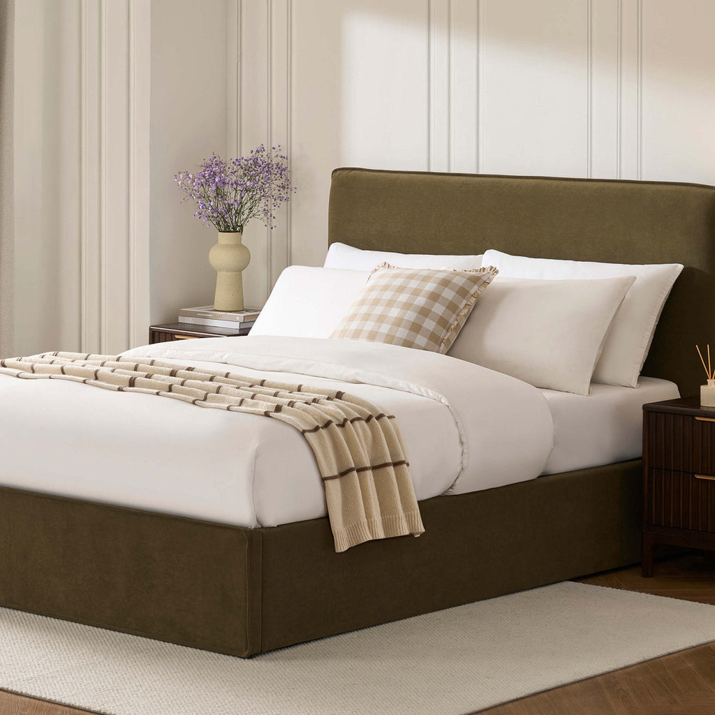 Dusklia - Oslo Ottoman Storage Bed - Olive