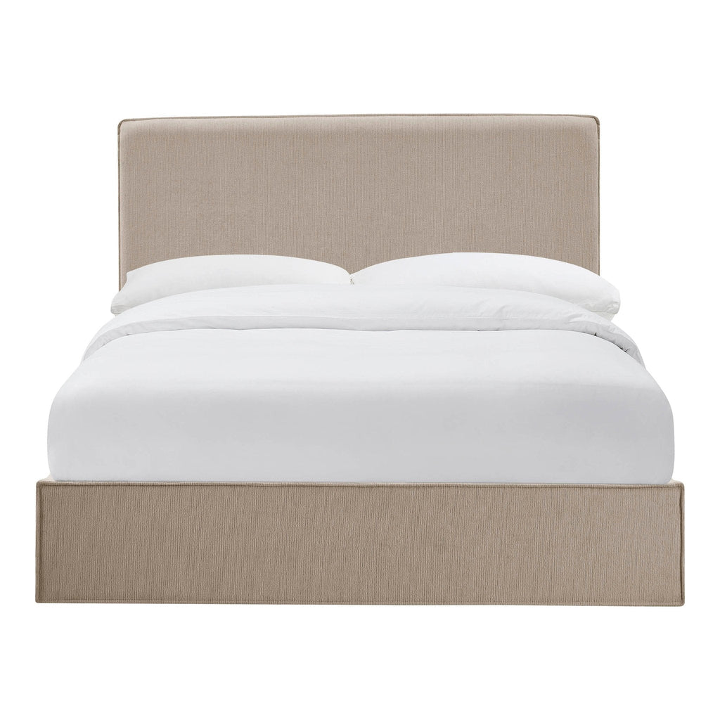 Dusklia - Oslo Ottoman Storage Bed - Textured Oatmeal