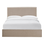 Dusklia - Oslo Ottoman Storage Bed - Textured Oatmeal
