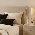 Dusklia - Oslo Ottoman Storage Bed - Textured Oatmeal