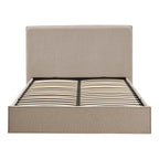 Dusklia - Oslo Ottoman Storage Bed - Textured Oatmeal