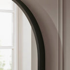 Dusklia - Oval Wall Mirror - Black