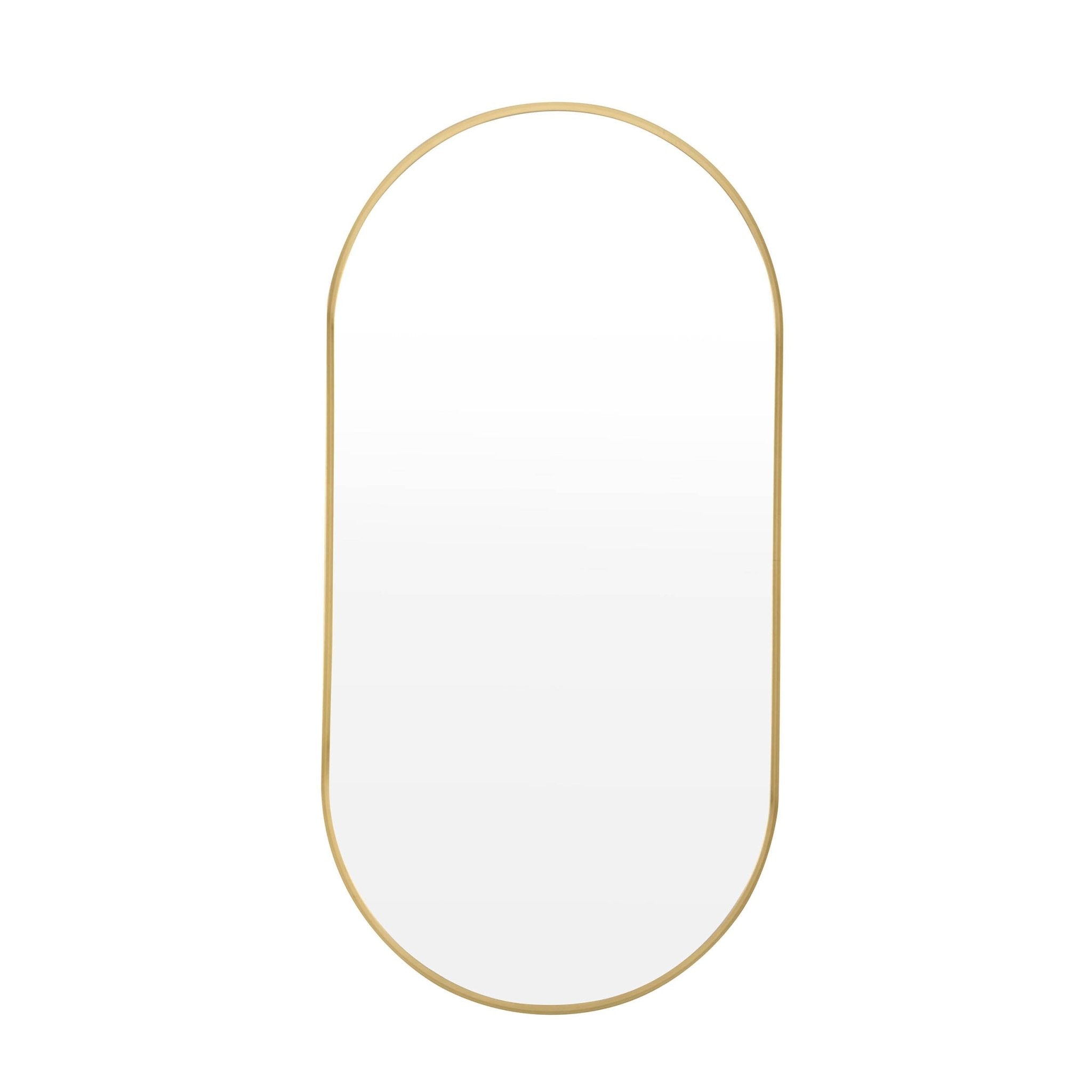 Dusklia - Oval Wall Mirror - Gold