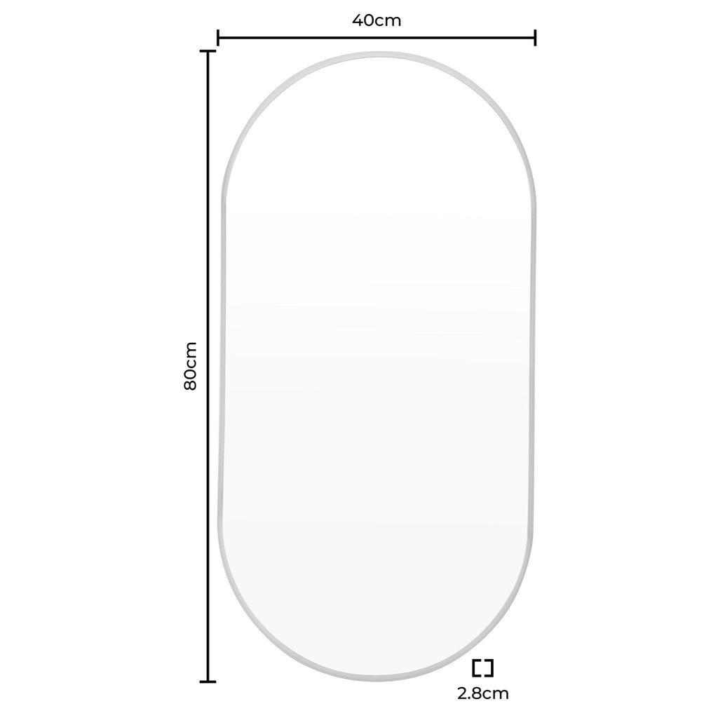 Dusklia - Oval Wall Mirror - Gold
